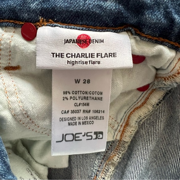 Joe’s High Rise Flare Jeans Size 28 - Picture 8 of 8